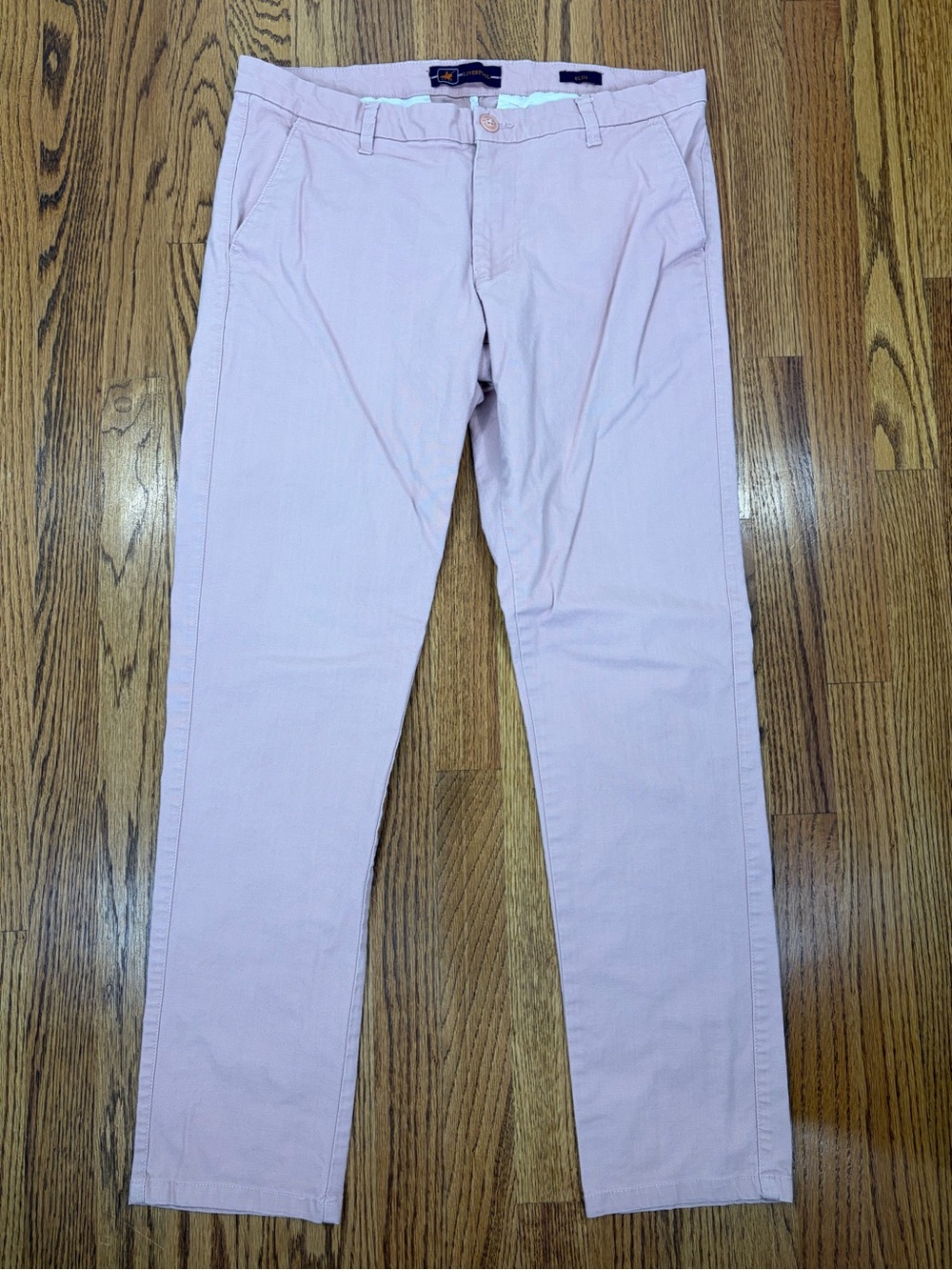 Liverpool Slim Chinos in Light Pink (34)